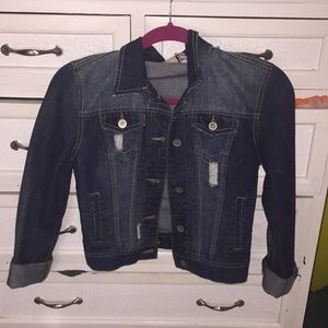 Distressed Jean Jacket